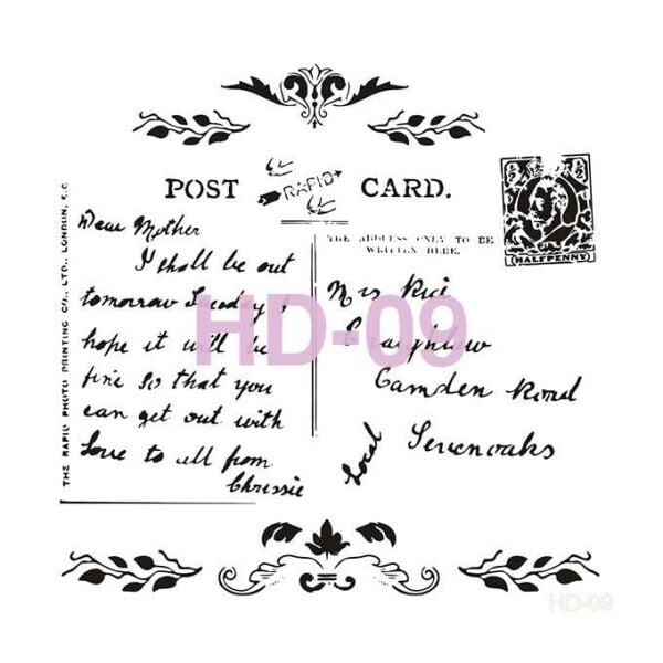 HD09 Cadence Home Dekor Stencil 45x45