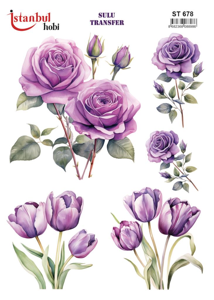 Sulu Transfer Kağıdı 25x35cm ST-678