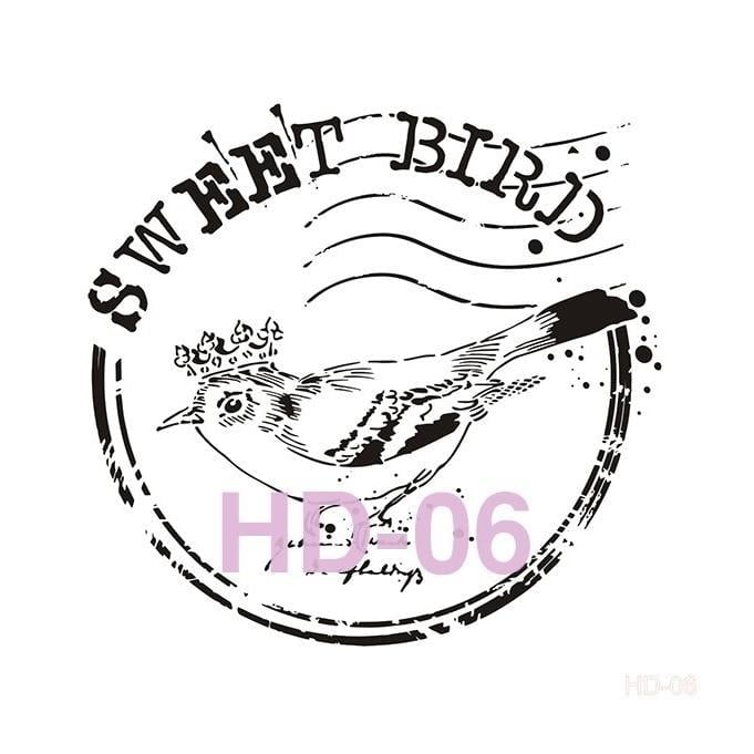 HD06 Cadence Home Dekor Stencil 45x45