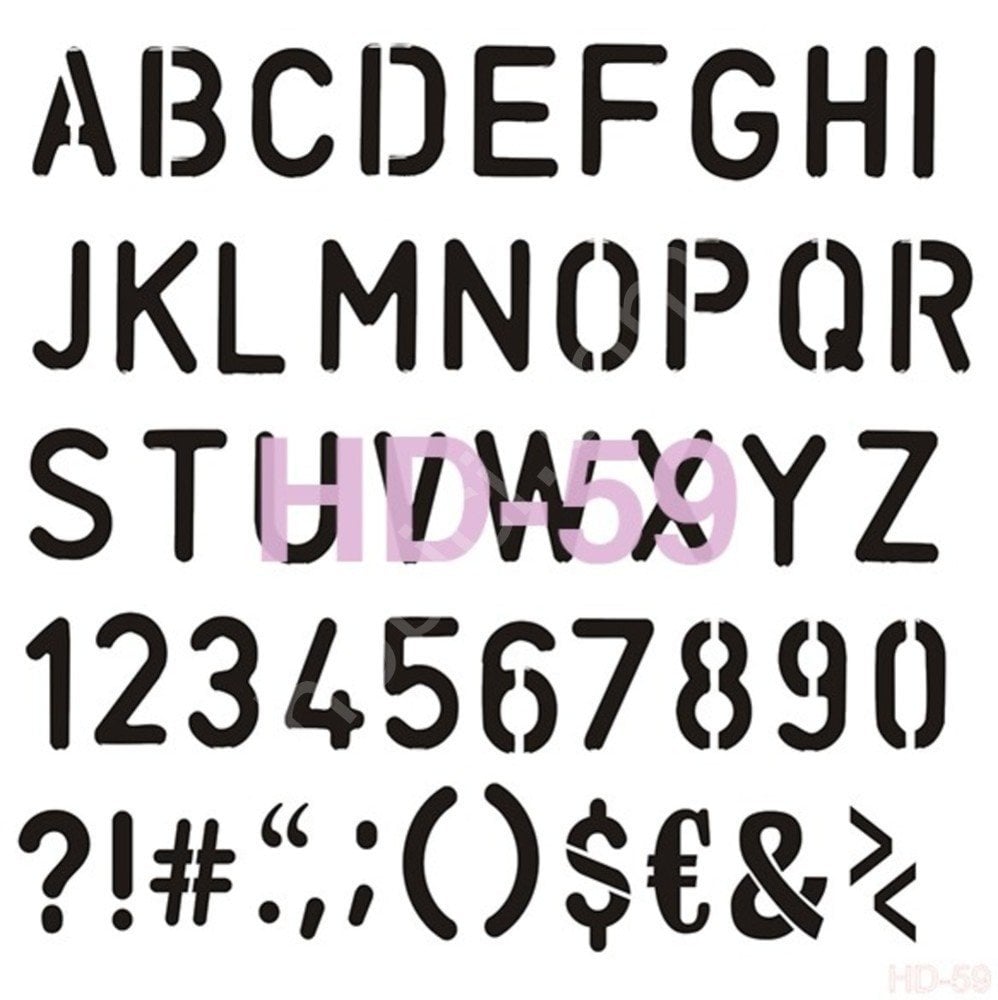 HD59 Cadence Home Dekor Stencil 45x45