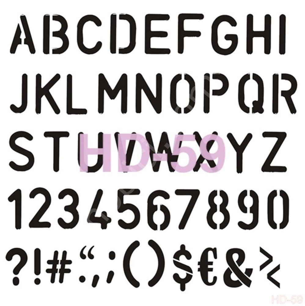 HD59 Cadence Home Dekor Stencil 45x45