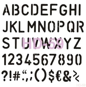 HD59 Cadence Home Dekor Stencil 45x45