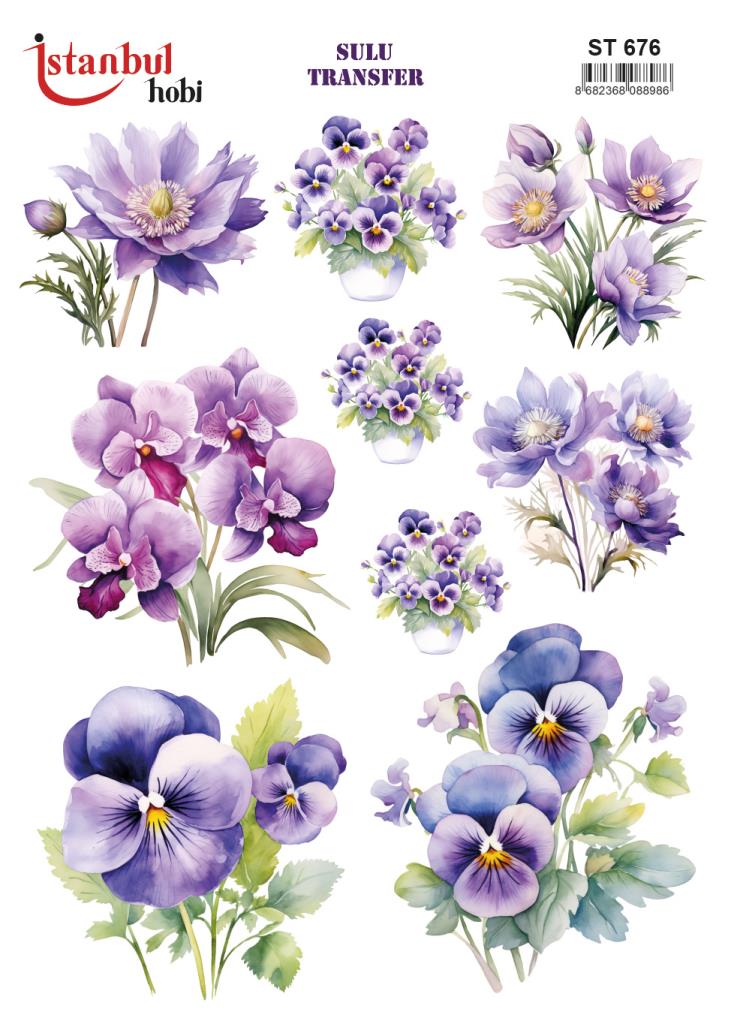 Sulu Transfer Kağıdı 25x35cm ST-676