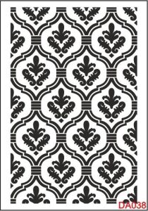 Damask Desen Stencil Şablon (35x50) DA-038