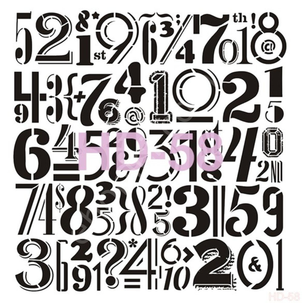 HD58 Cadence Home Dekor Stencil 45x45