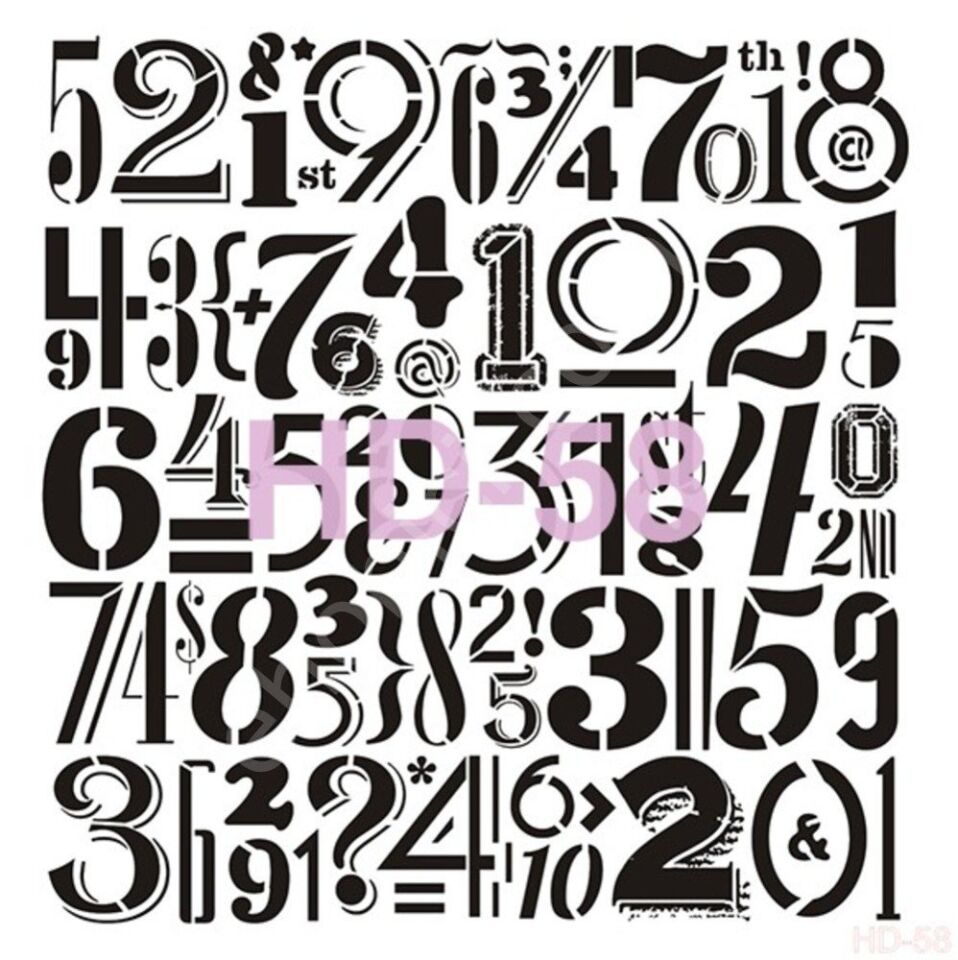 HD58 Cadence Home Dekor Stencil 45x45