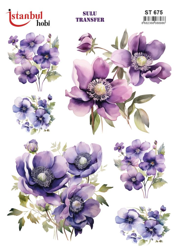 Sulu Transfer Kağıdı 25x35cm ST-675