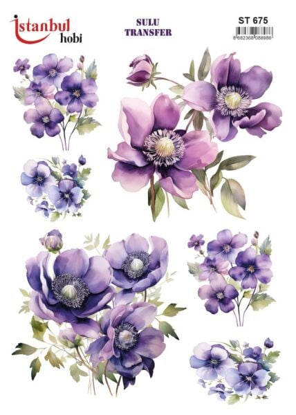 Sulu Transfer Kağıdı 25x35cm ST-675