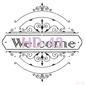 HD43 Cadence Home Dekor Stencil 45x45