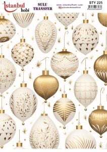 Yılbaşı Sulu Transfer 25x35cm STY225