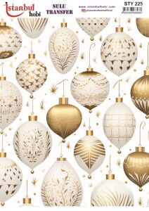 Yılbaşı Sulu Transfer 25x35cm STY225