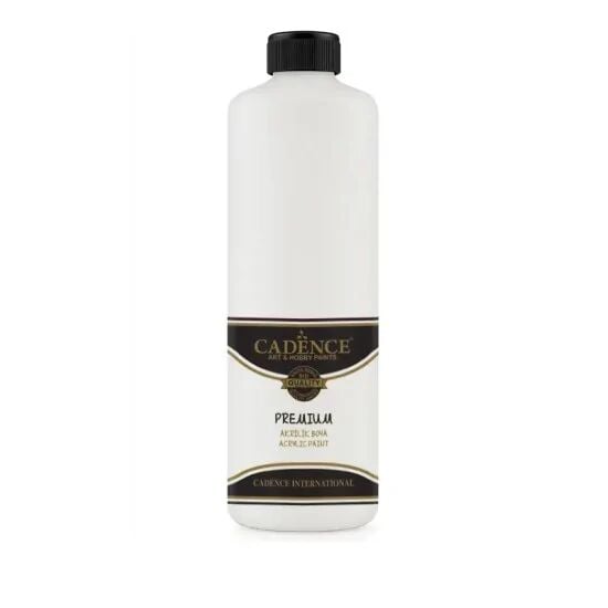 Cadence Akrilik Boya 500ML 0001 Beyaz Ahşap Boyası