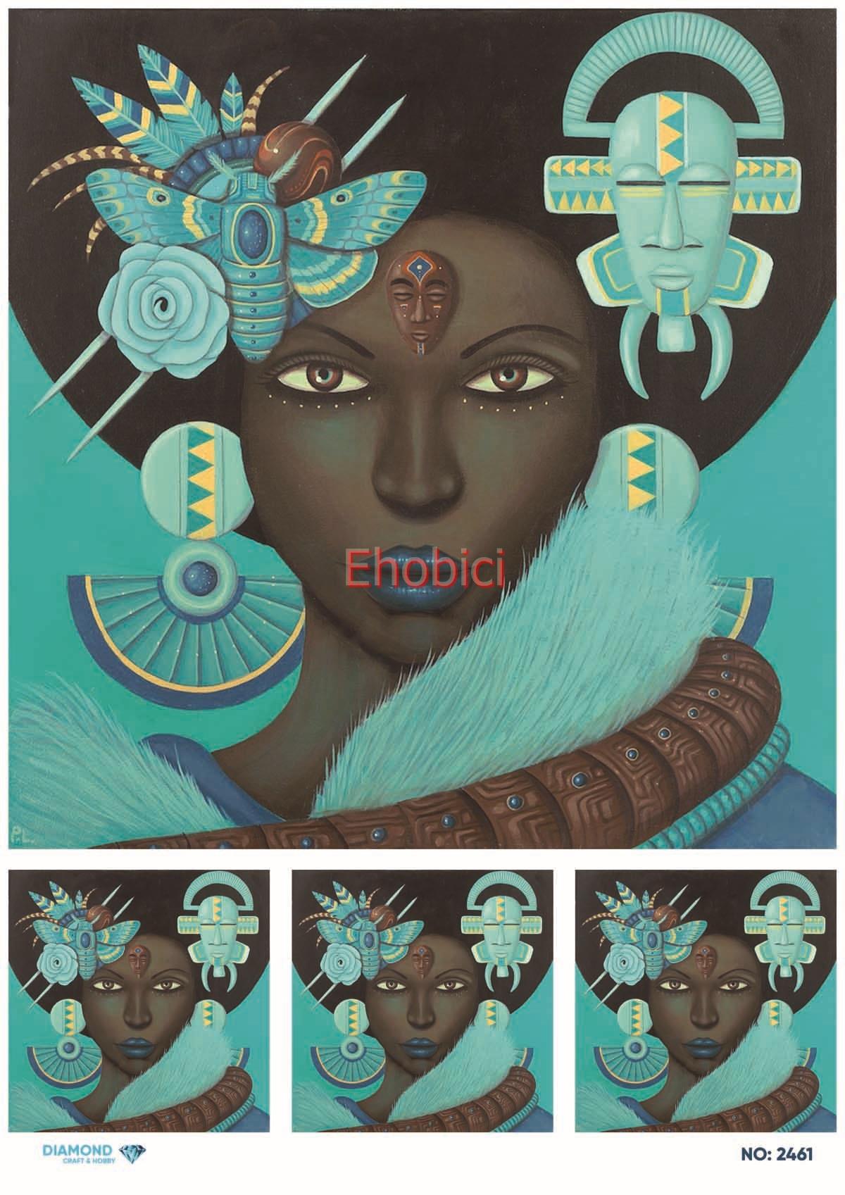 Diamond Pirinç Dekopaj Kağıdı - 2461