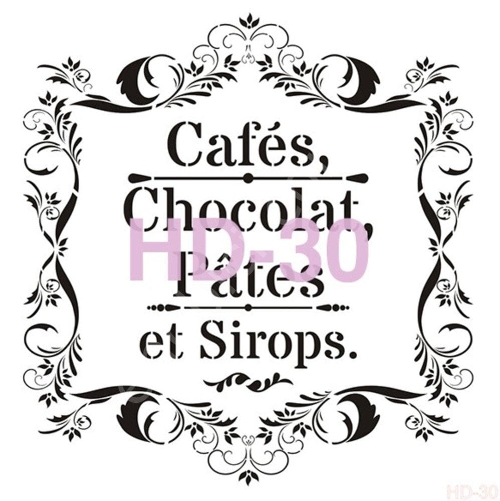 HD30 Cadence Home Dekor Stencil 45x45