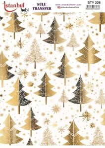 Yılbaşı Sulu Transfer 25x35cm STY228