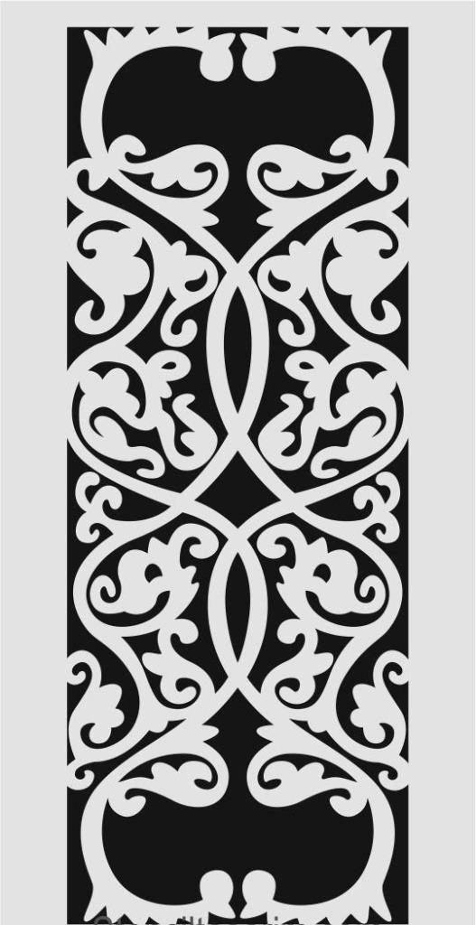 Border Desen Stencil Şablon (15x30) BR-034