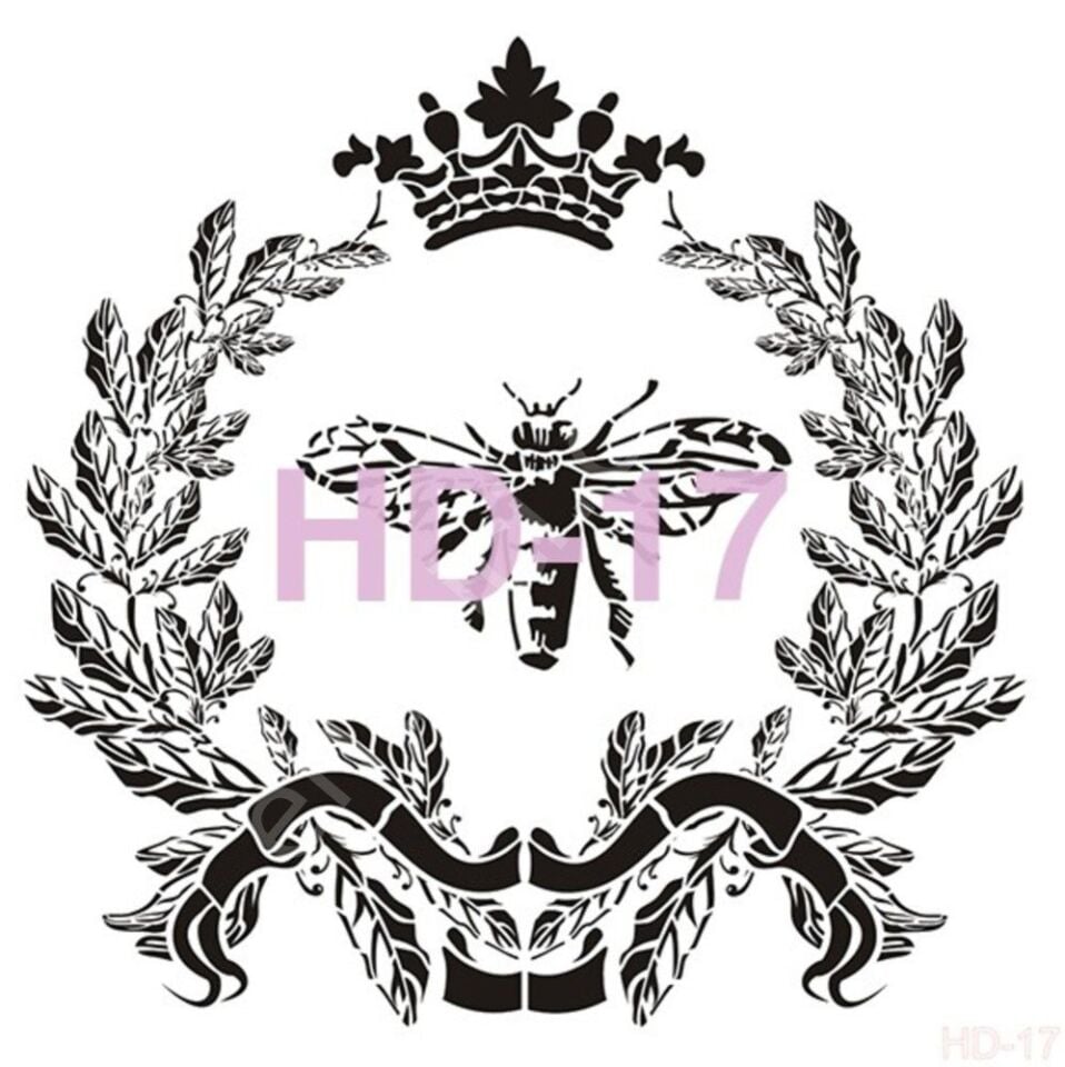 HD17 Cadence Home Dekor Stencil 45x45