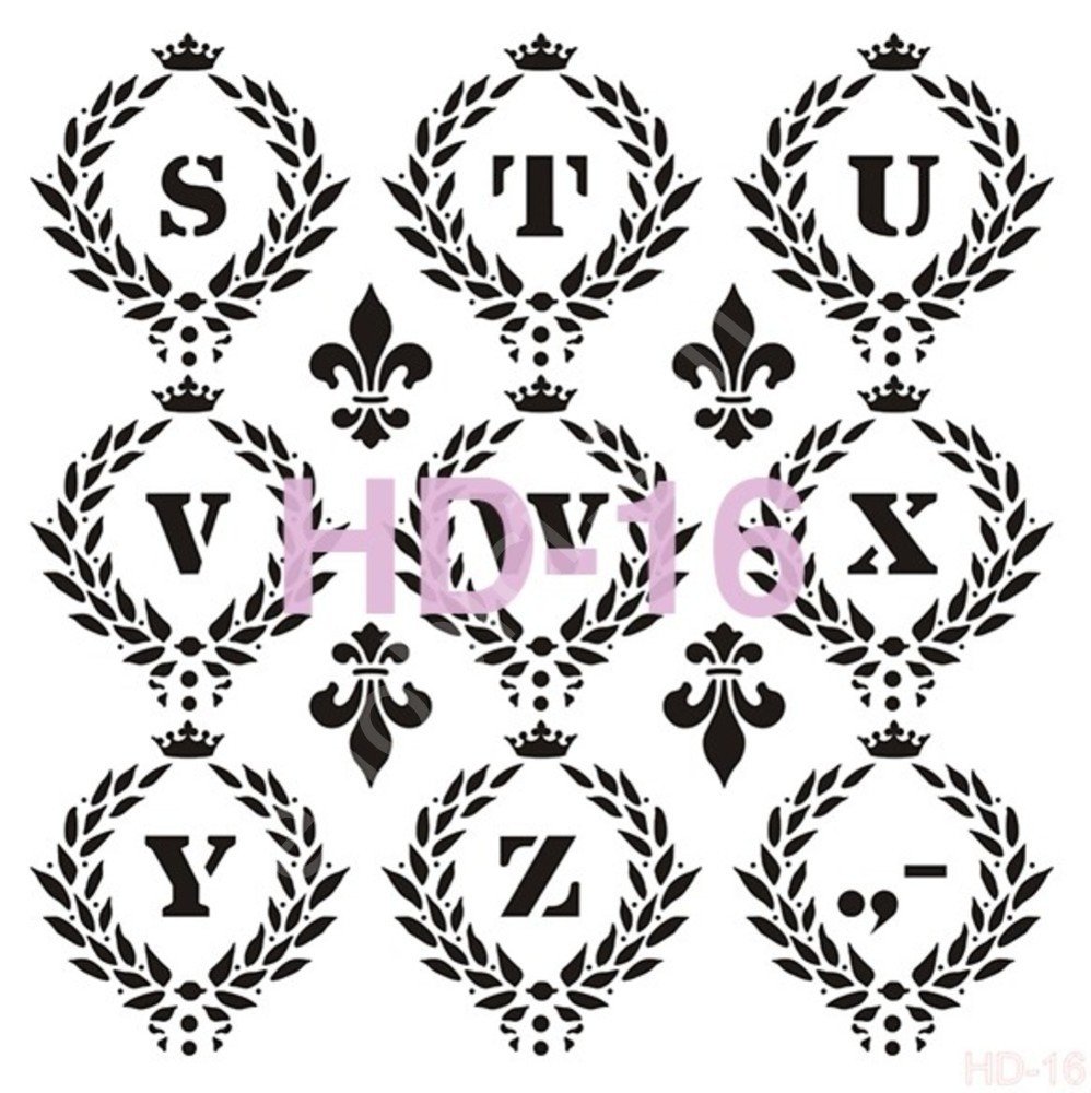 HD16 Cadence Home Dekor Stencil 45x45