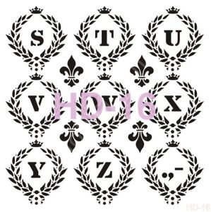 HD16 Cadence Home Dekor Stencil 45x45