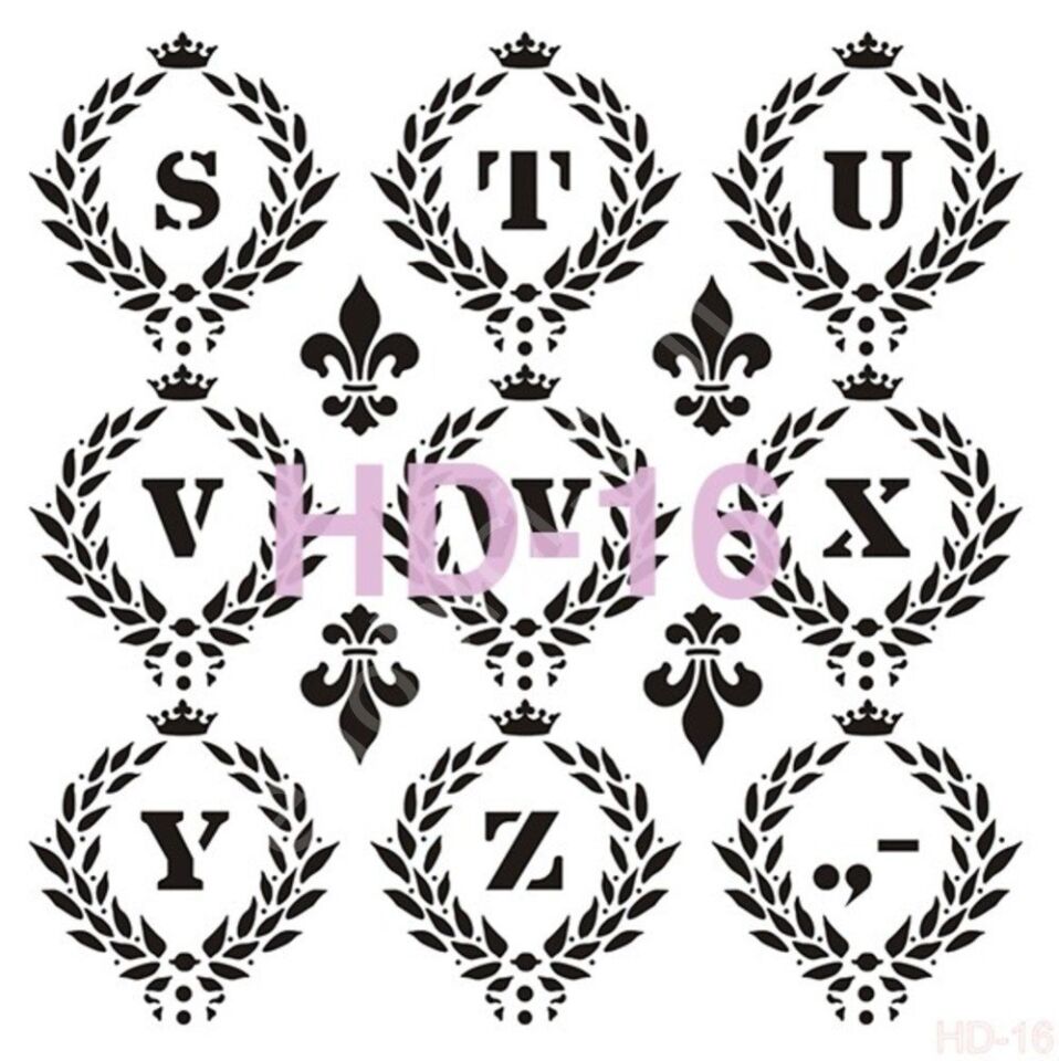 HD16 Cadence Home Dekor Stencil 45x45