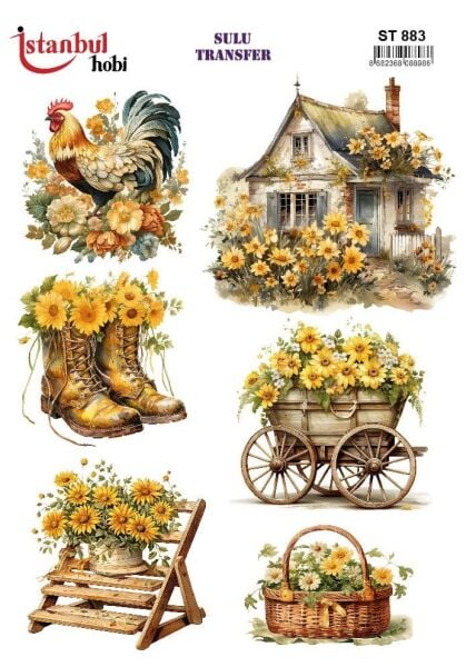 Sulu Transfer Kağıdı 25x35cm ST-883