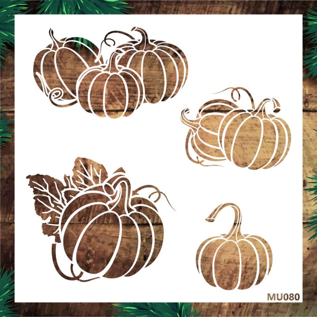 Mutfak Temalı Desenler Stencil Şablon (25x25) MU-080
