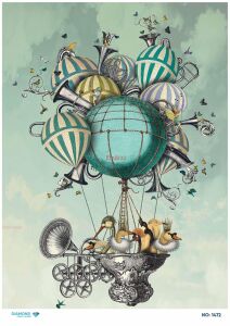 Diamond Pirinç Dekopaj Kağıdı - 1472