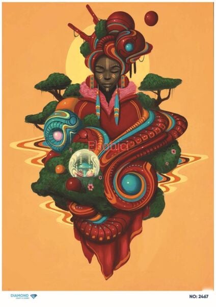 Diamond Pirinç Dekopaj Kağıdı - 2467