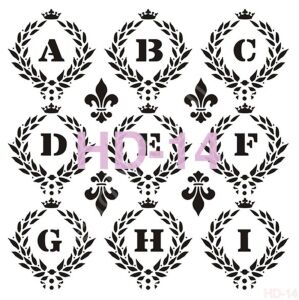 HD14 Cadence Home Dekor Stencil 45x45