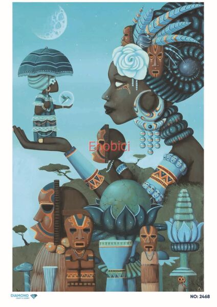 Diamond Pirinç Dekopaj Kağıdı - 2468