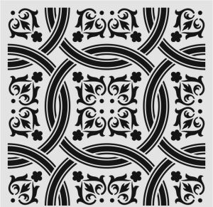 Duvar Dekor Stencil Şablon (40x40) HD-162