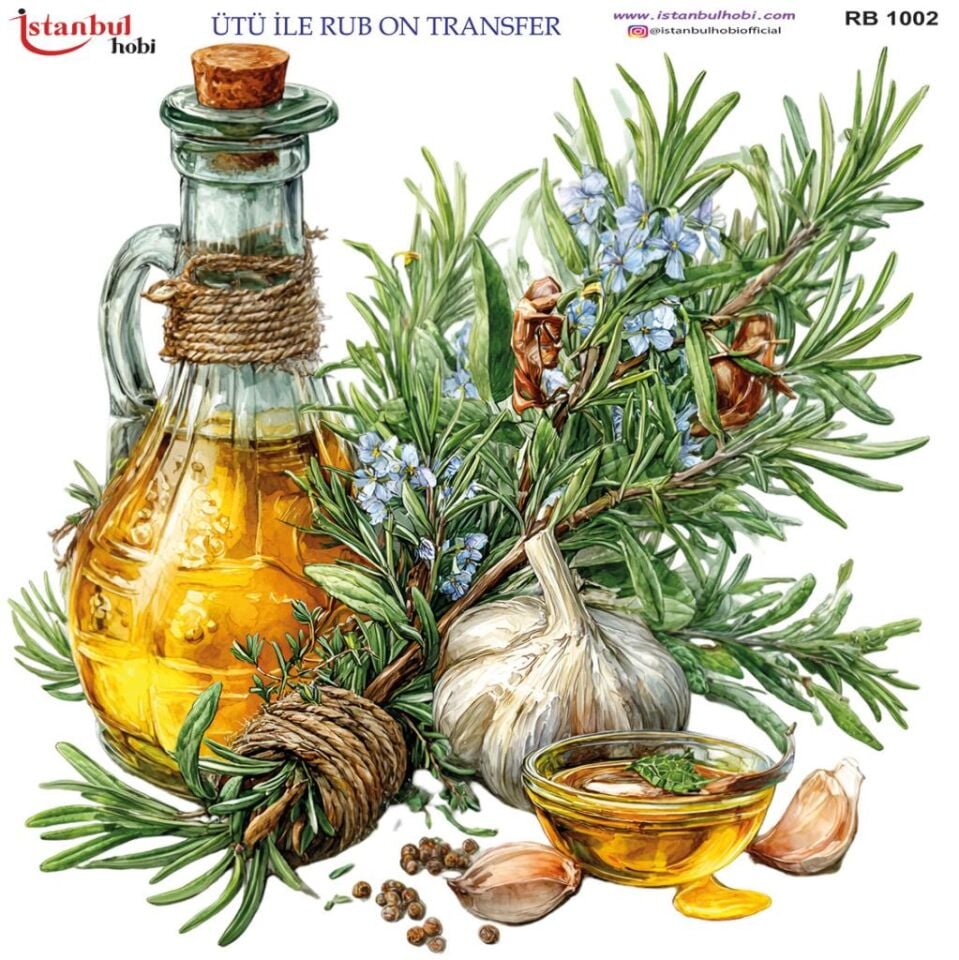 Ütü ile Rub On Transfer Kağıdı 30x30cm RB-1002