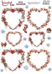 Yılbaşı Sulu Transfer 25x35cm STY233