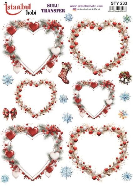 Yılbaşı Sulu Transfer 25x35cm STY233