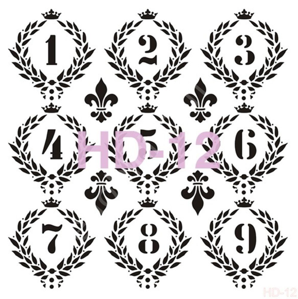 HD12 Cadence Home Dekor Stencil 45x45