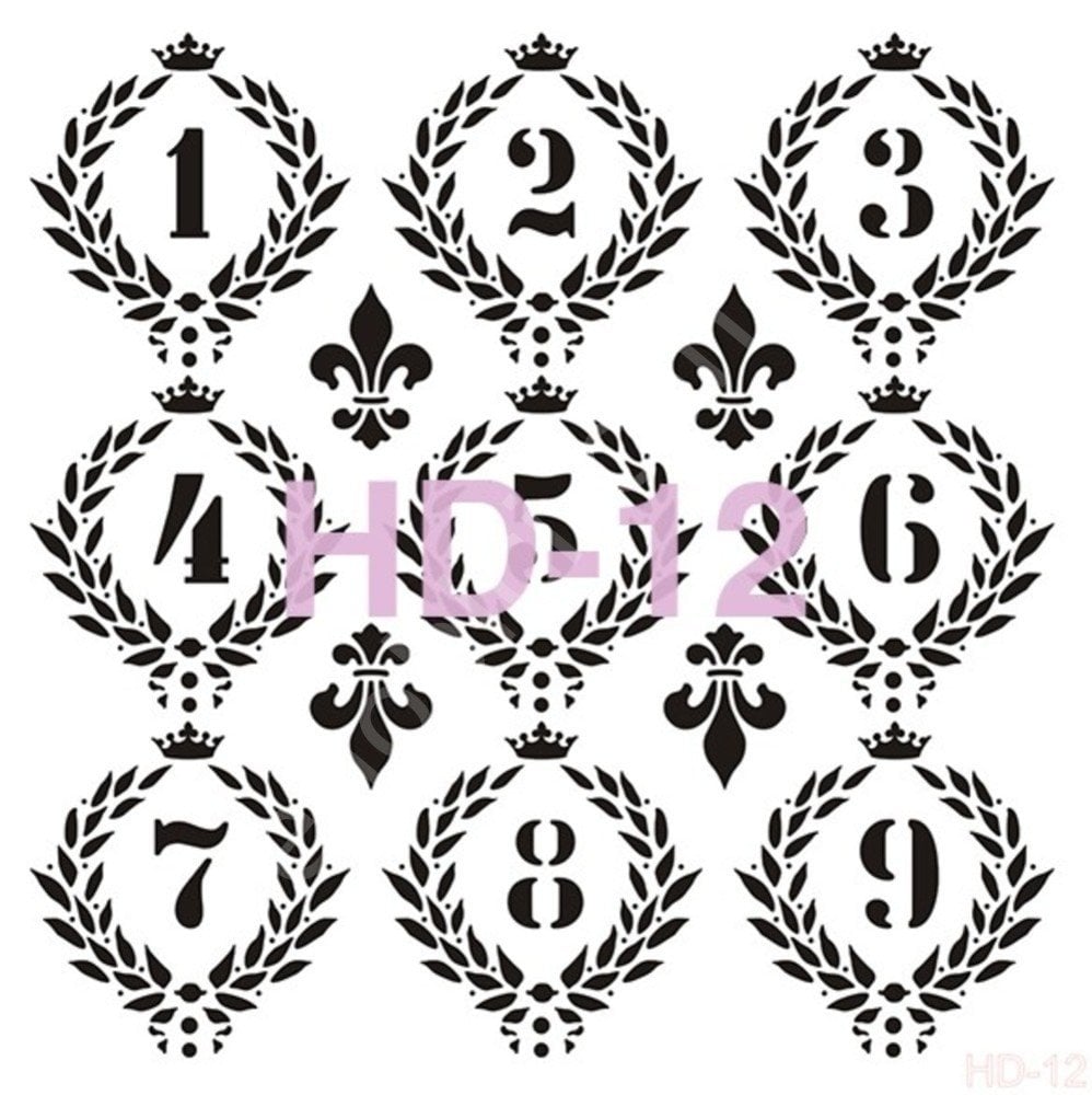 HD12 Cadence Home Dekor Stencil 45x45