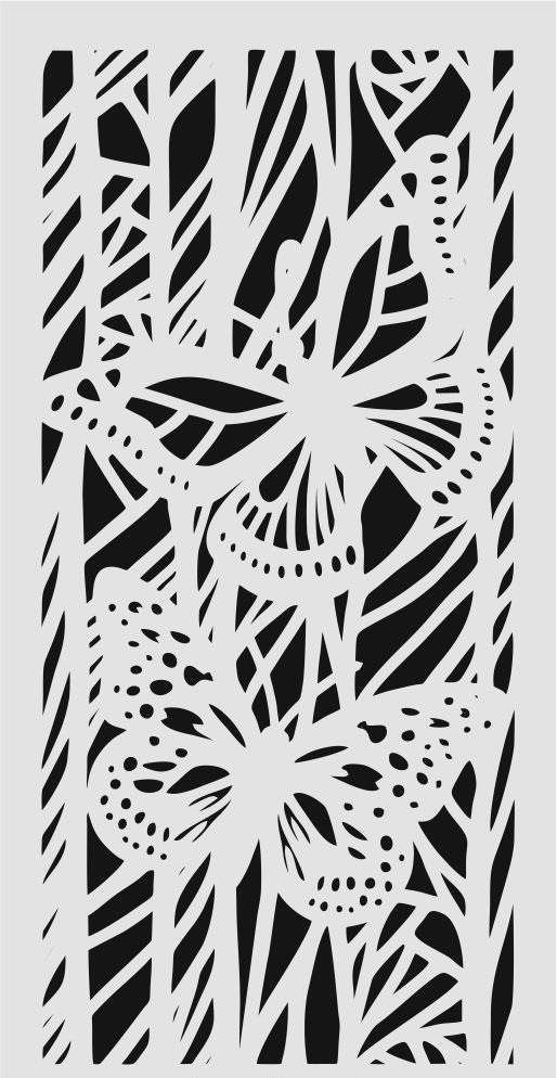 Mix Media  Stencil Şablon (15x30) MİX-043