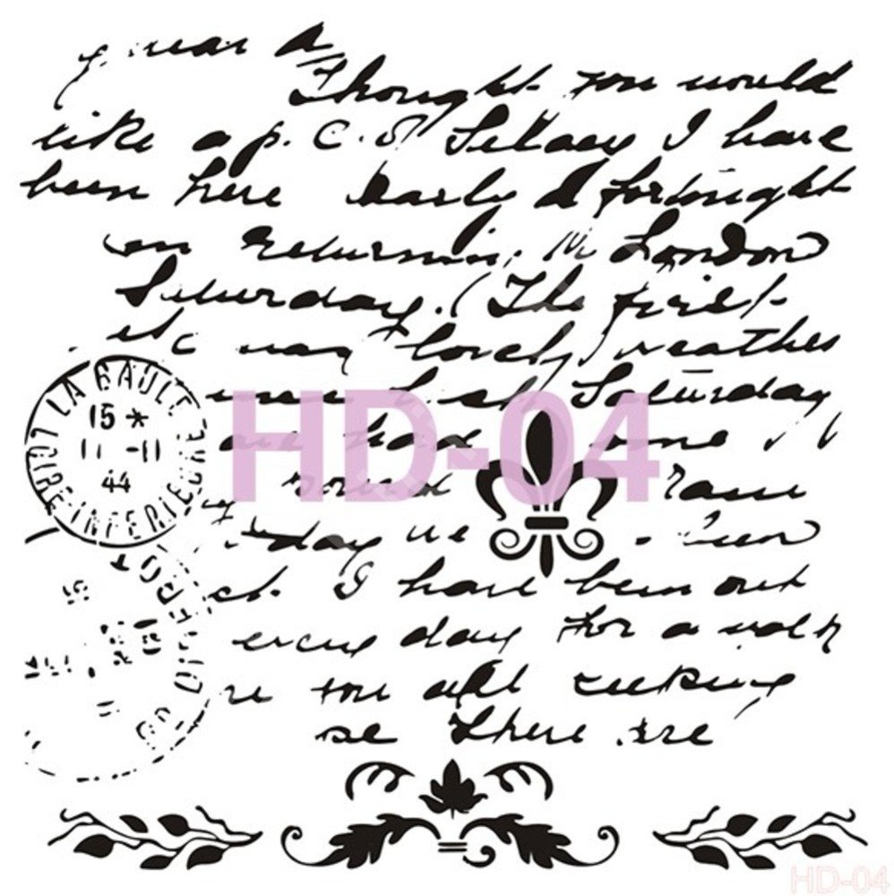 HD04 Cadence Home Dekor Stencil 45x45