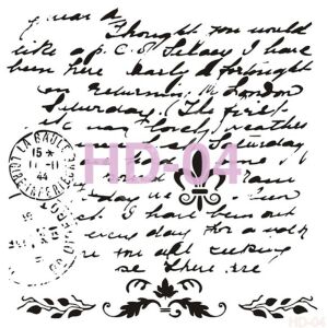 HD04 Cadence Home Dekor Stencil 45x45