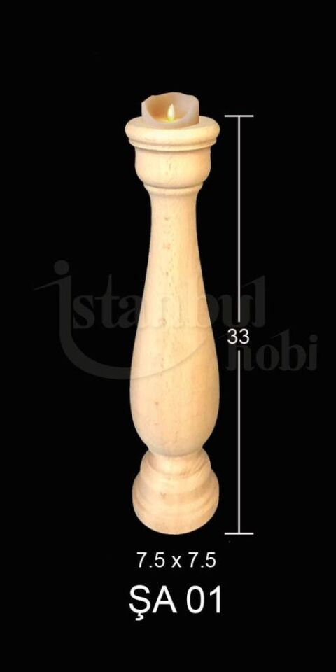 Ahşap Şamdan ŞA-01