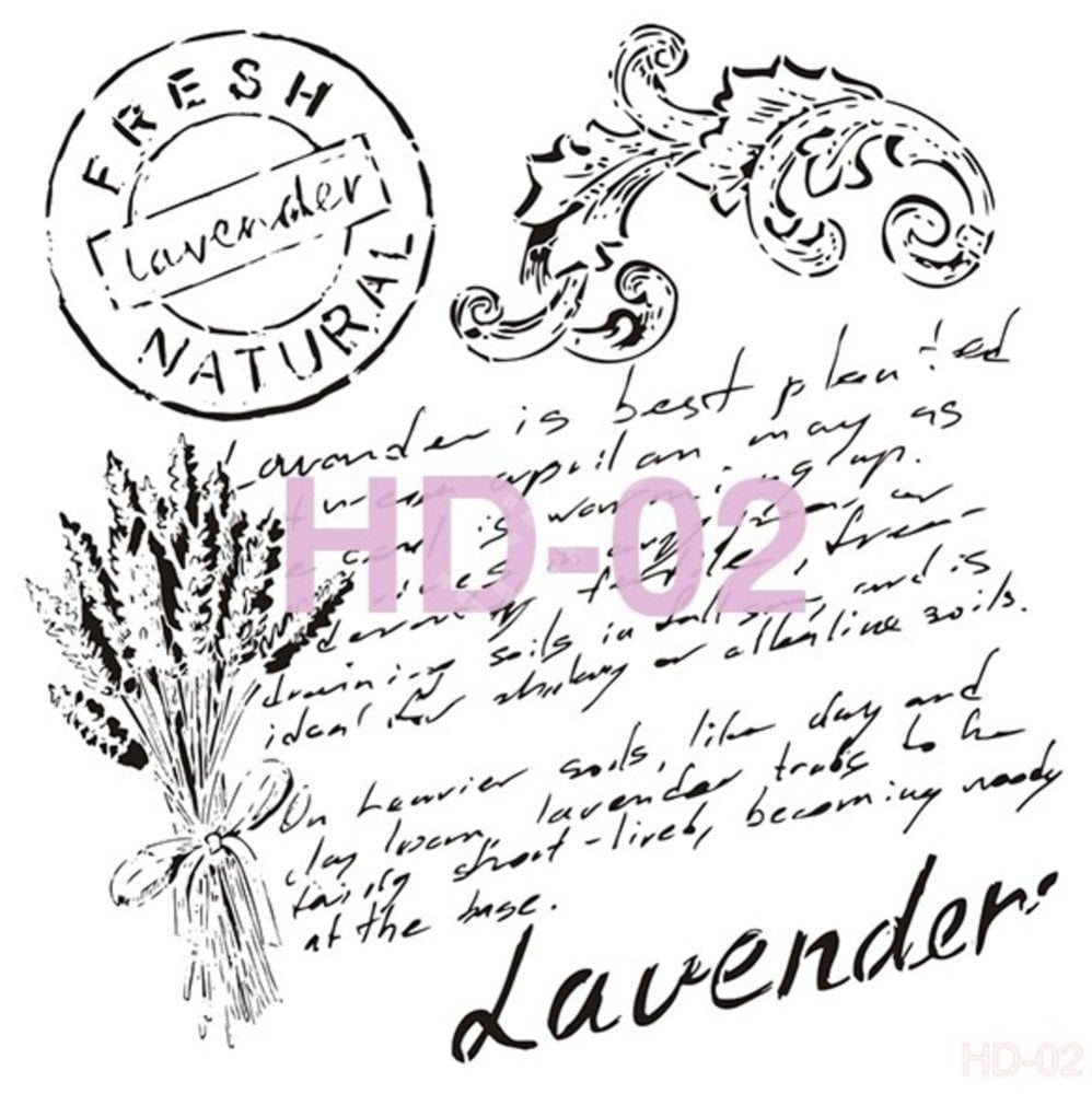 HD02 Cadence Home Dekor Stencil 45x45