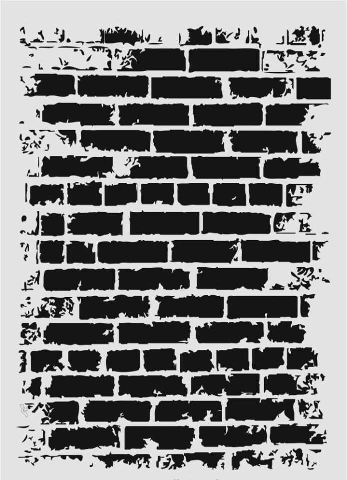 Mix Media  Stencil Şablon (35x50) MİX-044