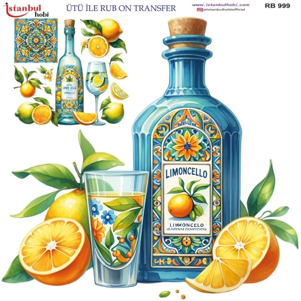 Ütü ile Rub On Transfer Kağıdı 30x30cm RB-999
