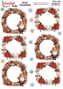 Yılbaşı Sulu Transfer 25x35cm STY238