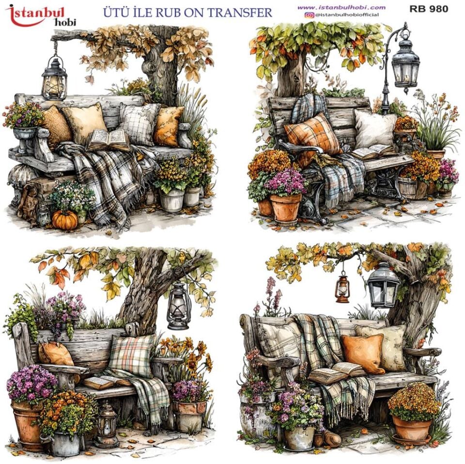 Ütü ile Rub On Transfer Kağıdı 30x30cm RB-980