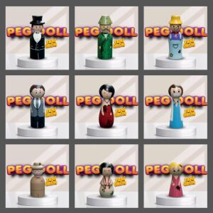Boyanabilir Peg Doll  PD08