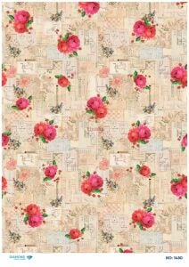 Diamond Pirinç Dekopaj Kağıdı - 1480