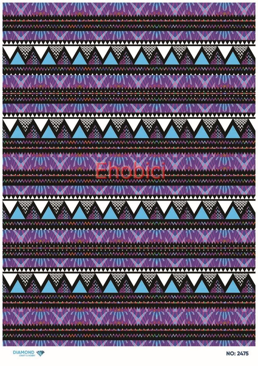 Diamond Pirinç Dekopaj Kağıdı - 2475