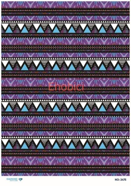 Diamond Pirinç Dekopaj Kağıdı - 2475