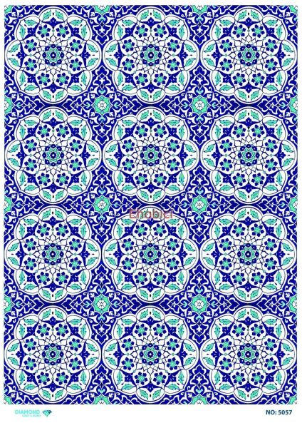 Diamond Pirinç Dekopaj Kağıdı - 5057